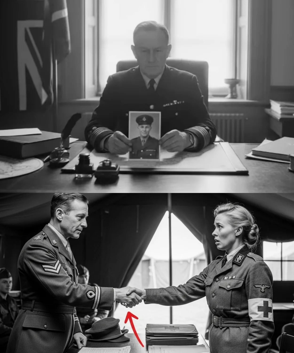 “WHO TOLD YOU MY NAME?” – German POW Nurse Couldn’t Believe What British Officer Remembered